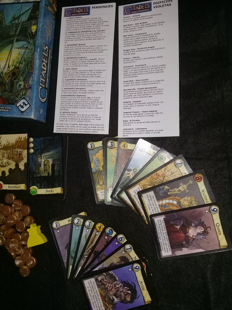 Foto del juego Citadels: The Dark City