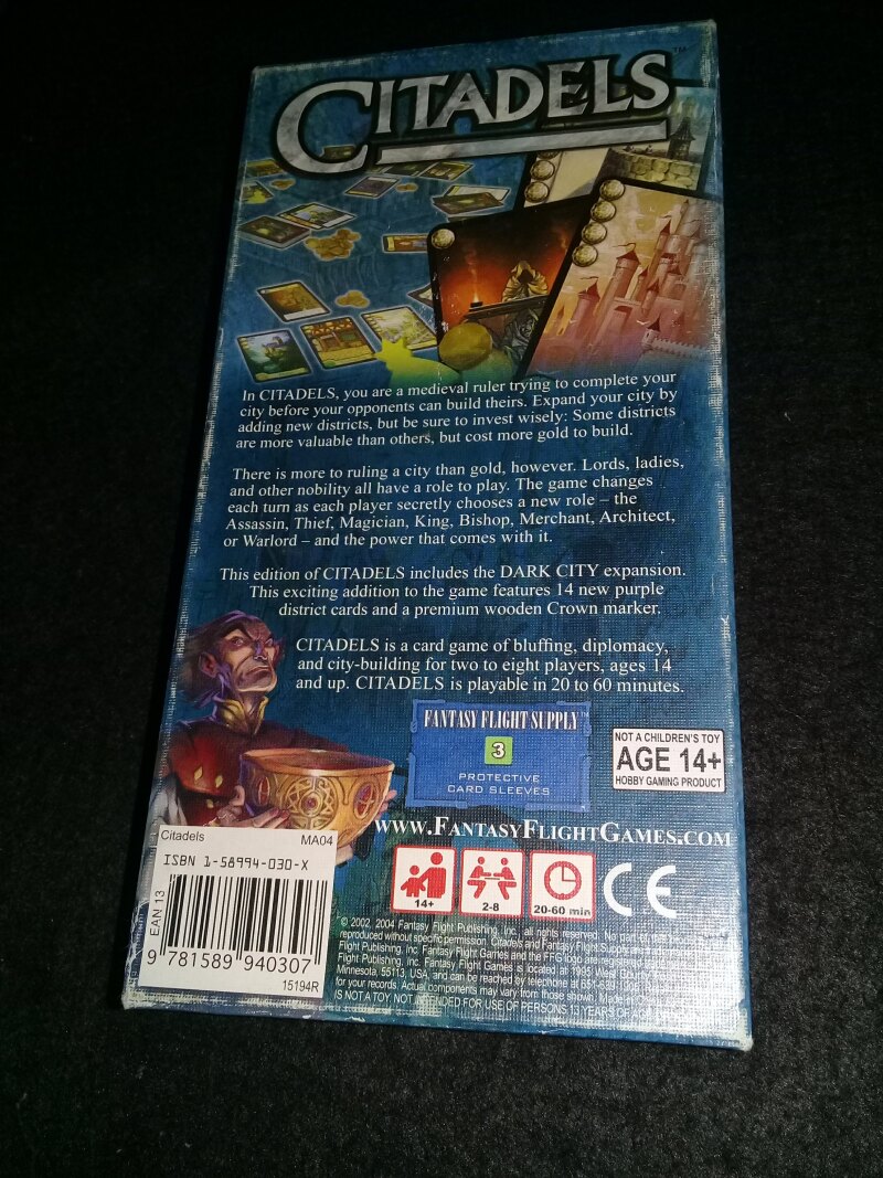 Foto del juego Citadels: The Dark City