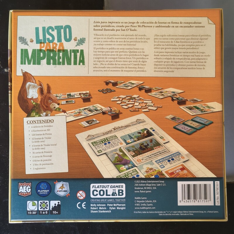 Foto del juego Listo Para Imprenta