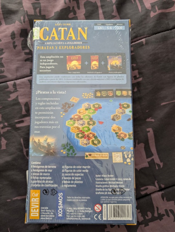 Foto del juego Catan: Piratas y Exploradores – Expansión 5-6 Jugadores